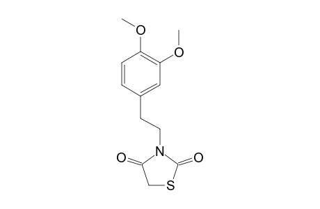 3-[2-(3,4-Dimethoxyphenyl)ethyl]thiazolidine-2,4-dione