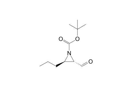 (2S,3R)-2-formyl-3-propyl-ethylenimine-1-carboxylic acid tert-butyl ester