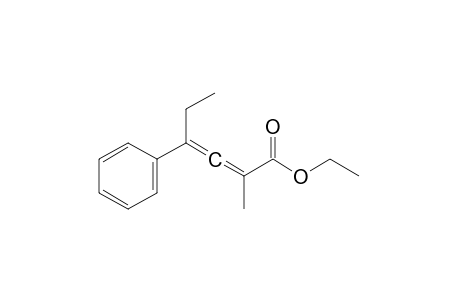 2-methyl-4-phenyl-2,3-hexadienoic acid, ethyl ester