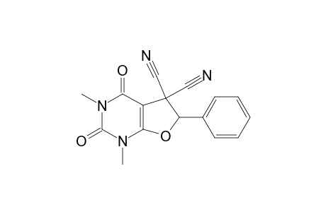 1,3-Dimethyl-2,4-dioxo-6-phenyl-1,2,3,4-tetrahydrofuro[2,3-d]pyrimidine-5,5(6H)-dicarbonitrile