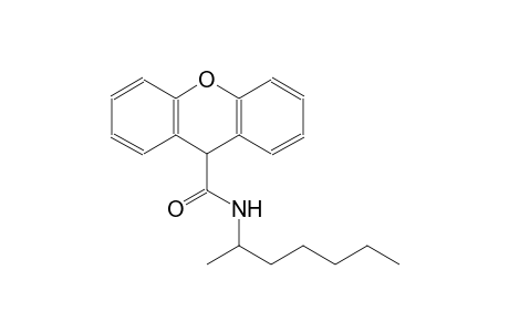 N-(1-methylhexyl)-9H-xanthene-9-carboxamide