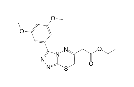7H-[1,2,4]triazolo[3,4-b][1,3,4]thiadiazine-6-acetic acid, 3-(3,5-dimethoxyphenyl)-, ethyl ester