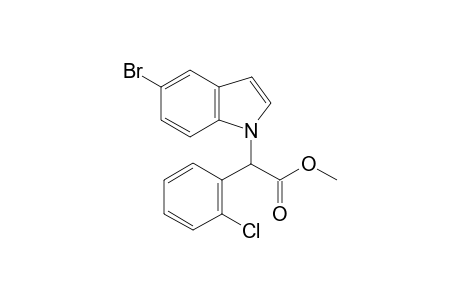 methyl 2-(5-bromoindol-1-yl)-2-(2-chlorophenyl)acetate