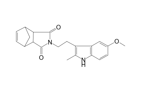 Tricyclo[5.2.1.0(2,6)]dec-8-ene-3,5-dione, 4-[2-(5-methoxy-2-methyl-1H-indol-3-yl)ethyl]-4-aza-