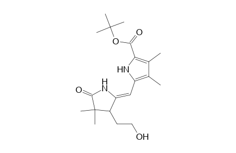 1H-Pyrrole-2-carboxylic acid, 5-[[3-(2-hydroxyethyl)-4,4-dimethyl-5-oxo-2-pyrrolidinylidene]methyl]-3,4-dimethyl-, 1,1-dimethylethyl ester, (Z)-(.+-.)-