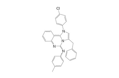 N-(3-Benzyl-1-(4-chlorophenyl)imidazo[1,2-c]quinazolin-5(1H)-ylidene)-4-methylaniline