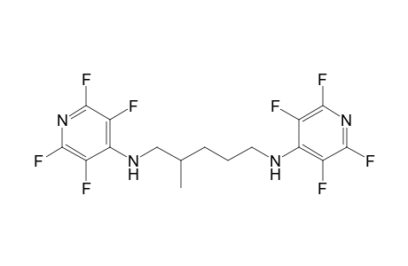 2-Methyl-N1,N5-bis(perfluoropyridin-4-yl)pentane-1,5-diamine