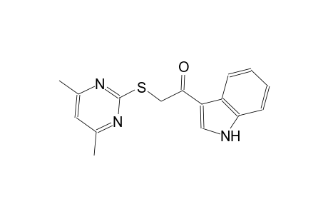 ethanone, 2-[(4,6-dimethyl-2-pyrimidinyl)thio]-1-(1H-indol-3-yl)-