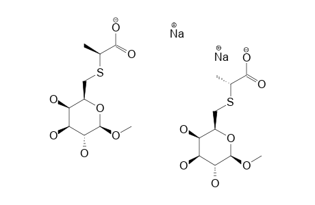 METHYL-6-THIO-6-[2'-(SODIUM-PROPANOATE)]-BETA-D-GALACTOPYRANOSIDE