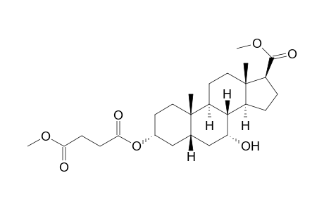 Methyl 7alpha-Hydroxy-3alpha-[(methoxysuccinyl)oxy]-5beta-androstan-17beta-carboxylate