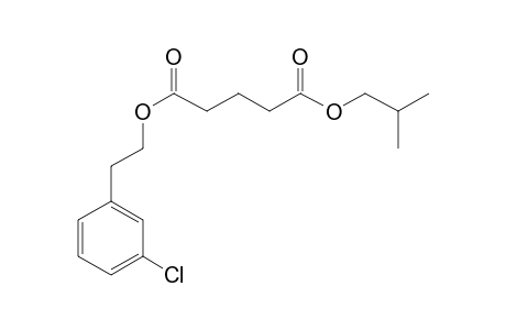 Glutaric acid, 2-(3-chlorophenyl)ethyl isobutyl ester