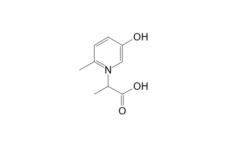 2-(3-Hydroxy-6-methylpyridinium)propionic acid