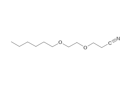 3-[2-(hexyloxy)ethoxy]propionitrile