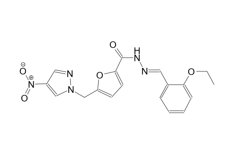 N'-[(E)-(2-ethoxyphenyl)methylidene]-5-[(4-nitro-1H-pyrazol-1-yl)methyl]-2-furohydrazide