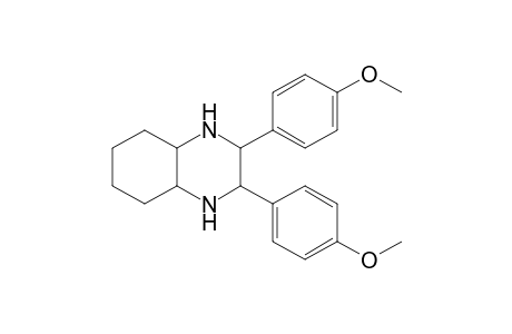 2,3-Bis(4-methoxyphenyl)-1,2,3,4,4a,5,6,7,8,8a-decahydroquinoxaline