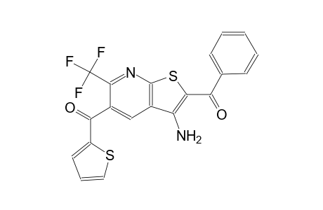 (3-amino-2-benzoyl-6-(trifluoromethyl)thieno[2,3-b]pyridin-5-yl)(thiophen-2-yl)methanone