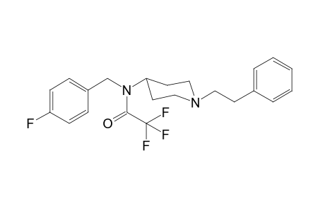 N-(4-Fluorobenzyl)-1-(2-phenylethyl)piperidin-4-amine TFA
