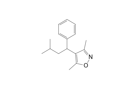 4-[3'-Methyl-1'-phenylbutyl]-3,5-dimethylisoxazol