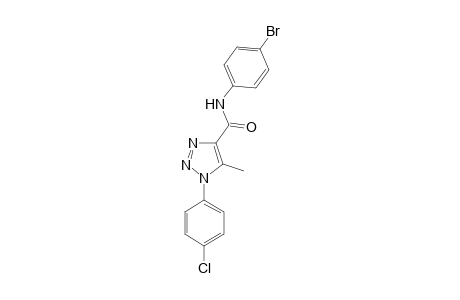 N-(4-bromophenyl)-1-(4-chlorophenyl)-5-methyl-1H-1,2,3-triazole-4-carboxamide