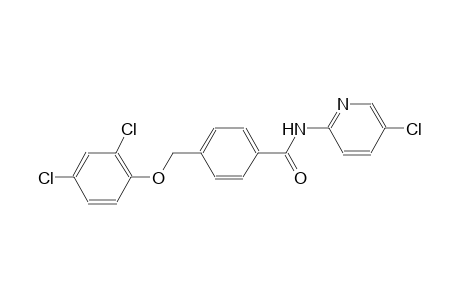 N-(5-chloro-2-pyridinyl)-4-[(2,4-dichlorophenoxy)methyl]benzamide