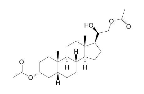 5β-pregnane-3α,20α,21-triol, 3,21-diacetate
