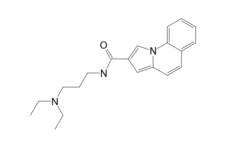 N-[3-(Diethylamino)propyl]pyrrolo[1,2-a]quinoline-2-carboxamide