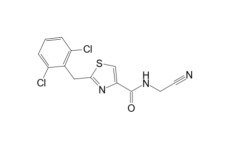 4-Thiazolecarboxamide, N-(cyanomethyl)-2-[(2,6-dichlorophenyl)methyl]-