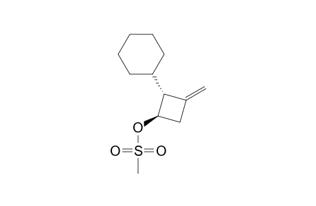 trans-2-Cyclohexyl-3-methylenecyclobutyl mesylate