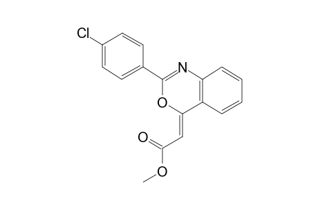 (Z)-[2-(4-Chlorophenyl)benzo[d][1,3]oxazin-4-ylidene)acetic acid methyl ester