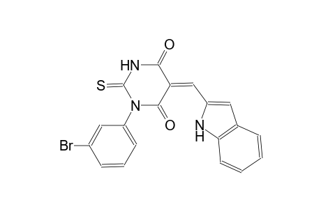 (5Z)-1-(3-bromophenyl)-5-(1H-indol-2-ylmethylene)-2-thioxodihydro-4,6(1H,5H)-pyrimidinedione