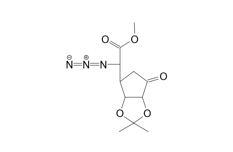 Methyl 5-Azido-5-deoxy-2,3-O-isopropylodenecarba-.beta.,D-allaro-1,4-lactone