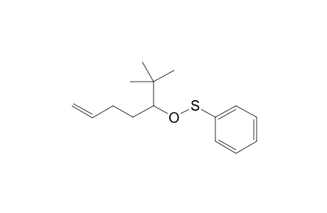(2,2-Dimethyl-6-hepten-3-yl)benzenesulfenic Acid O-ester