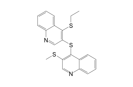 4-(ethylthio)-3-[[3-(methylthio)-4-quinolinyl]thio]quinoline