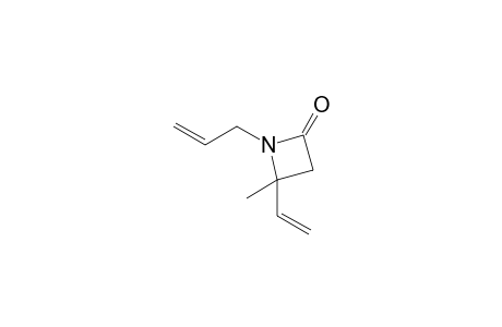 4-Ethenyl-4-methyl-1-prop-2-enyl-2-azetidinone