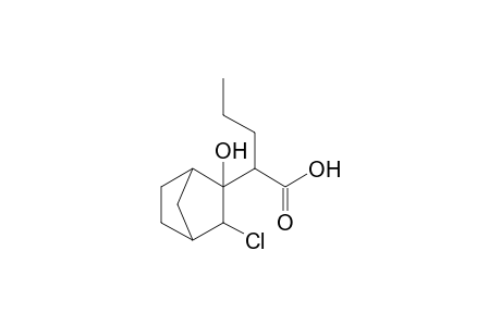 2-(3'-Chloro-2'-hydroxybicyclo[2.2.1]hept-2'-yl)pentanoic acid