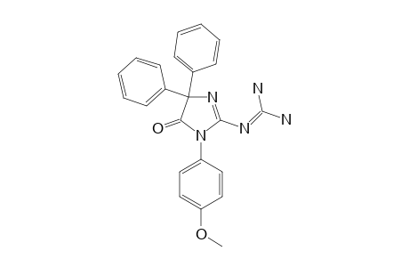 [1-(4-METHOXYPHENYL)-5-OXO-4,4-DIPHENYL-2-IMIDAZOLIN-2-YL]-GUANIDINE
