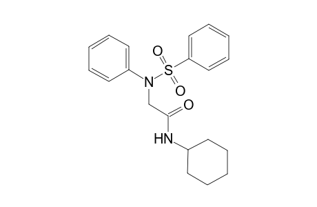 Acetamide, 2-(phenyl)(phenylsulfonyl)amino-N-cyclohexyl-