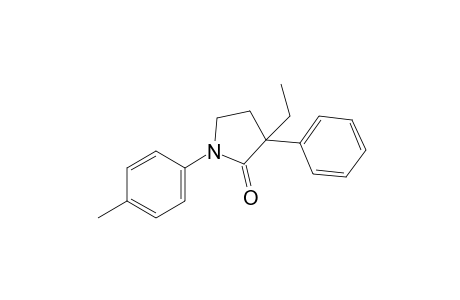 3-ethyl-3-phenyl-1-p-tolyl-2-pyrrolidinone