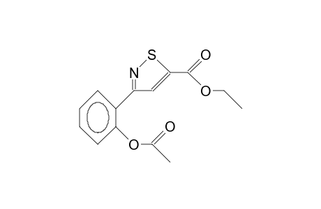 3-(2-Acetoxy-phenyl)-isothiazole-5-carboxylic acid, ethyl ester