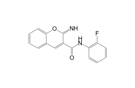 N-(2-fluorophenyl)-2-imino-2H-chromene-3-carboxamide
