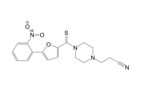 3-(4-{[5-(2-nitrophenyl)-2-furyl]carbothioyl}-1-piperazinyl)propanenitrile