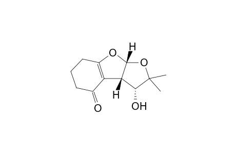 (3R,3aS,8aR)-2,2-Dimethyl-2,3,3a,6,7,8a-hexahydro-3-hydroxy-5H-1,8-dioxacyclopenta[a]indene-4-one