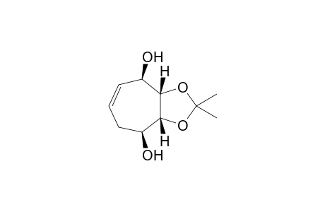 (1S,2R,3S,4R)-2,3-O-(1-Methylethylidene)cyclohept-5-ene-1,2,3,4-tetrol