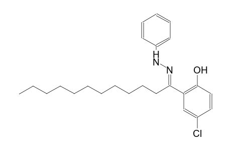 (1E)-1-(5-chloro-2-hydroxyphenyl)-1-dodecanone phenylhydrazone