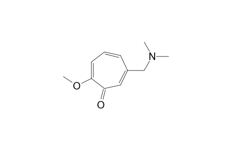6-(dimethylaminomethyl)-2-methoxycyclohepta-2,4,6-trien-1-one