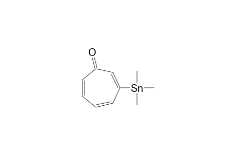 3-trimethylstannylcyclohepta-2,4,6-trien-1-one