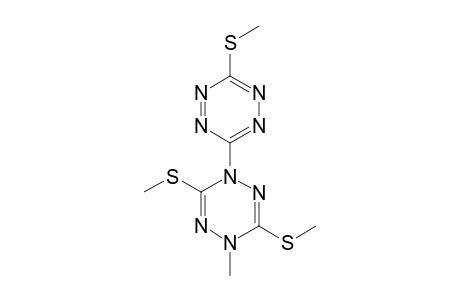1-methyl-3,6-bis(methylsulfanyl)-4-(6-methylsulfanyl-1,2,4,5-tetrazin-3-yl)-1,2,4,5-tetrazine