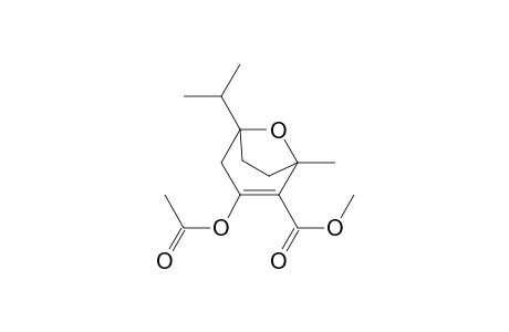 3-Acetoxy-5-isopropyl-2-(methoxycarbonyl)-1-methyl-8-oxabicyclo[3.2.1]oct-2-ene