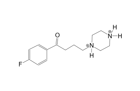 1-[4-(4-fluorophenyl)-4-oxobutyl]piperazinediium