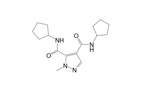 1H-pyrazole-4,5-dicarboxamide, N~4~,N~5~-dicyclopentyl-1-methyl-